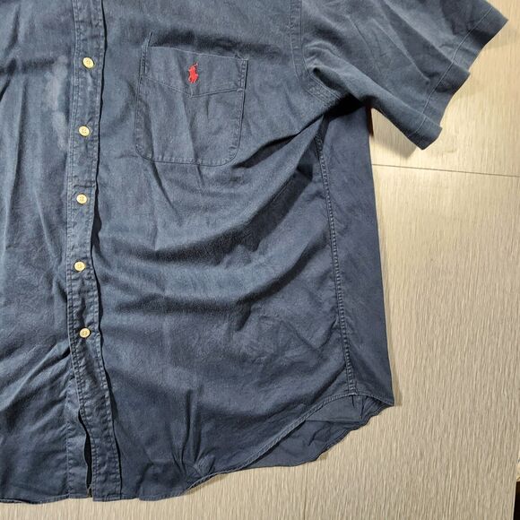Ralph Lauren Blake Faded Blue Button Down Shirt Red Pony  Blake Mens Size XL - Picture 3 of 13